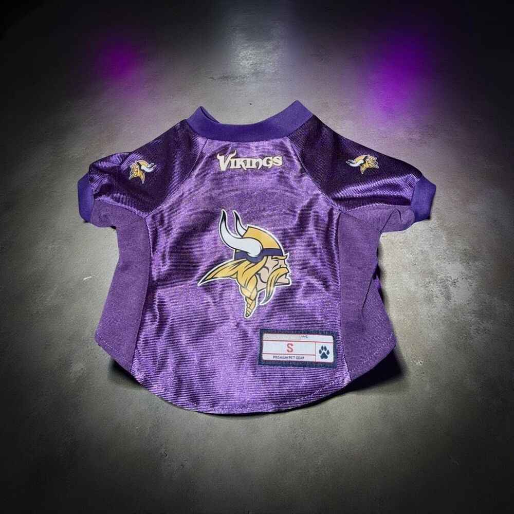 Little Earth Minnesota Vikings Pet Jersey Size Small